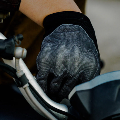 Breathable Retro Motorcycle Gloves V0977