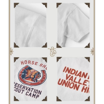 Heavyweight Vintage Indian Print Tee V0674