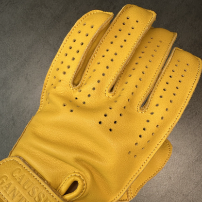 Vintage Leather Motorcycle Gloves V0928
