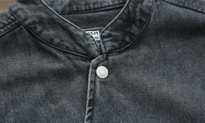 Retro Denim Shirt Jacket V1041