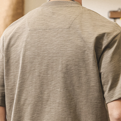 Retro Bamboo Cotton T-Shirt V0910