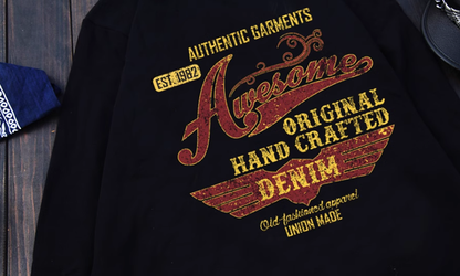 American vintage print sweatshirt V0064