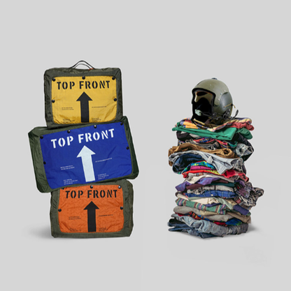 Vintage 70s Travel Tote Bag V0888