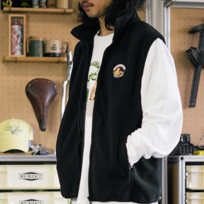 Insulated Fleece Outdoor Vest V1063