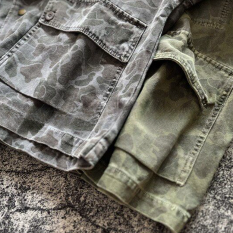 Vintage Camouflage Work Jacket V0923