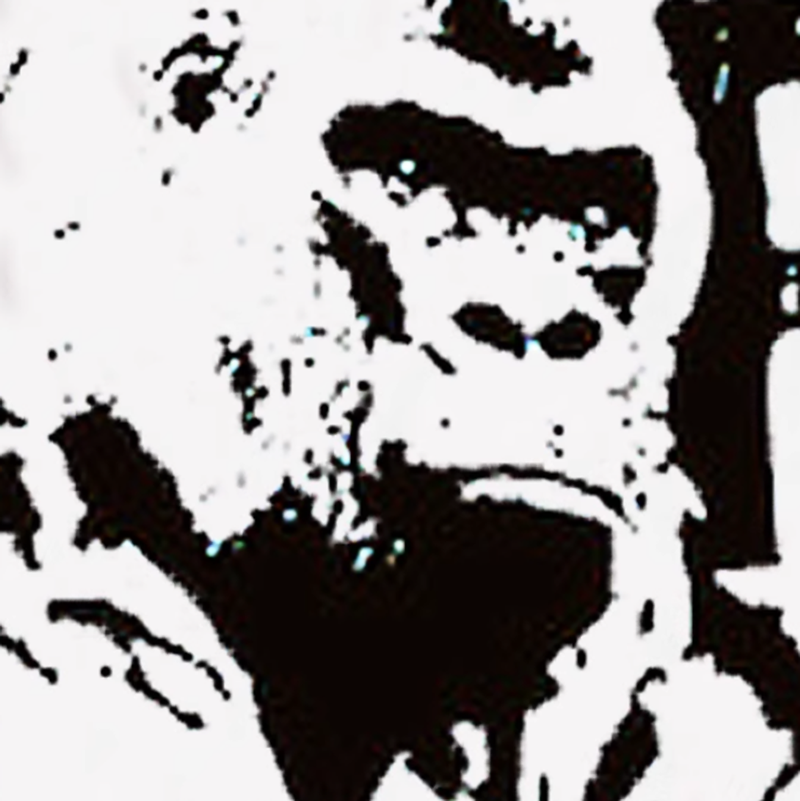 Gorilla on a motorcycle T-shirt V0572