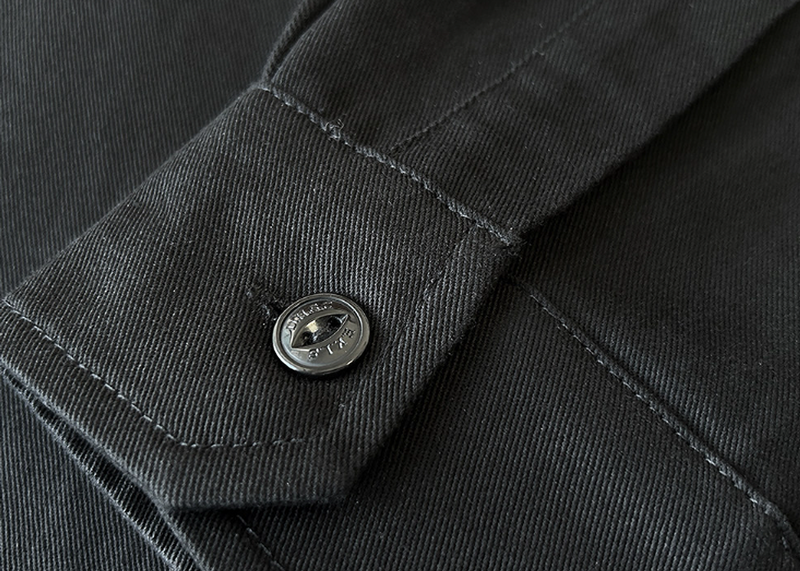 Black Long Sleeve Work Shirt V1050