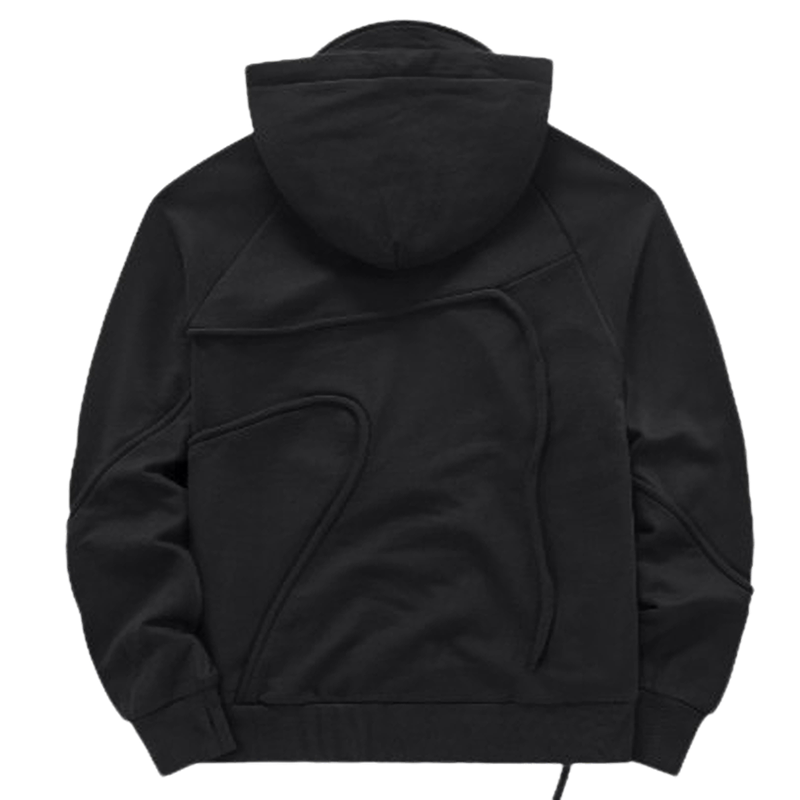 Windproof mask design hoodie V0316