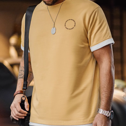 Retro Foam Print Tee V0734