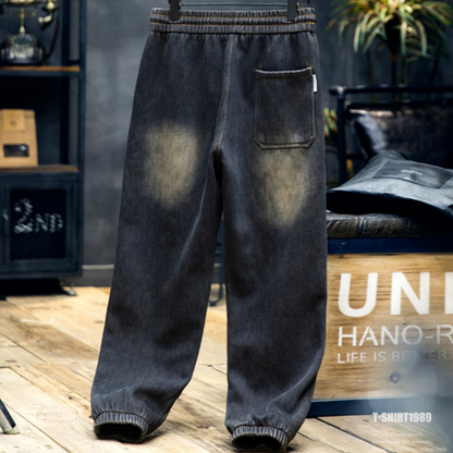 Fleece-lined winter jogger pants V0265