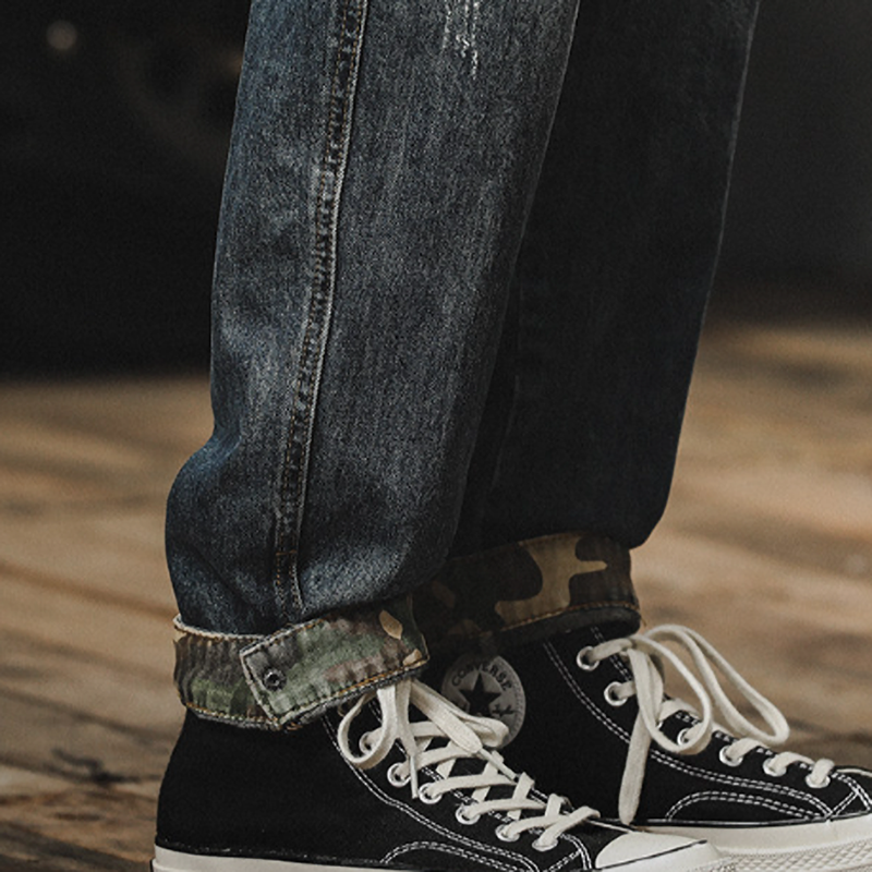 Camouflage Splice Cargo Pants V0972