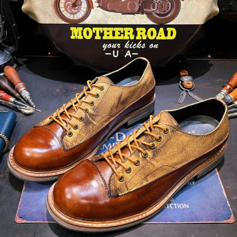Vintage Leather Work Shoes V0906