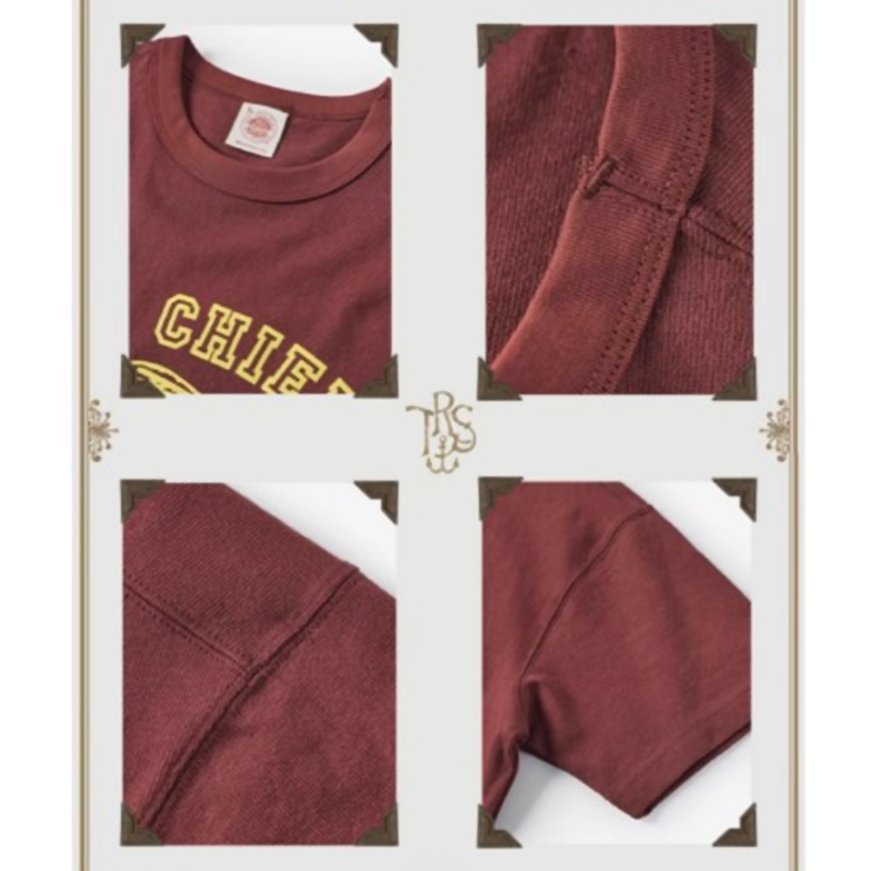 Heavyweight Vintage Indian Print Tee V0674