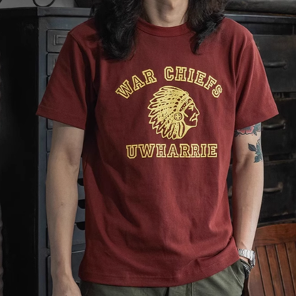 Heavyweight Vintage Indian Print Tee V0674