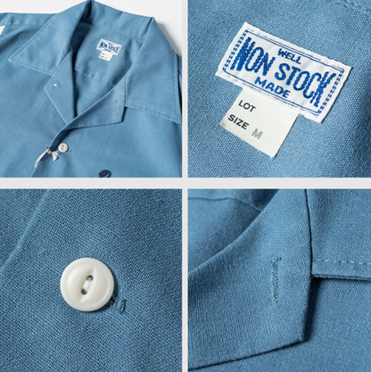 Embroidered Cuban-Collar Shirt V0997