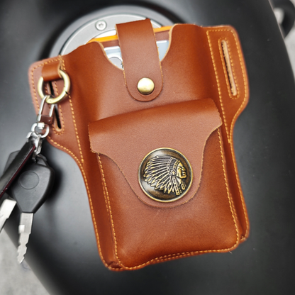 Vintage Leather Belt Bag V0810