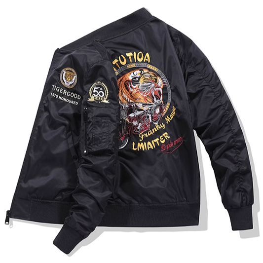 Vintage Bike Tiger MA-1 Jacket V0289