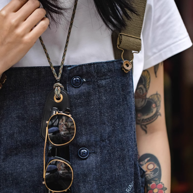 Retro Leather Sunglasses Strap V0657