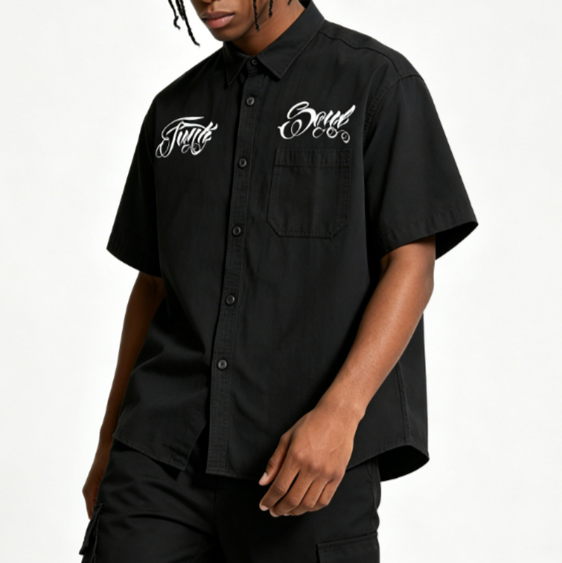 Chicano Popping Work Shirt V0774