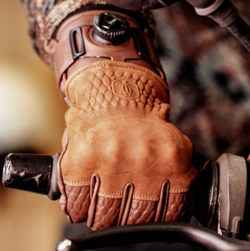 Vintage Leather Motorcycle Gloves V0862