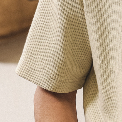 Retro Striped V-Neck T-Shirt V0911