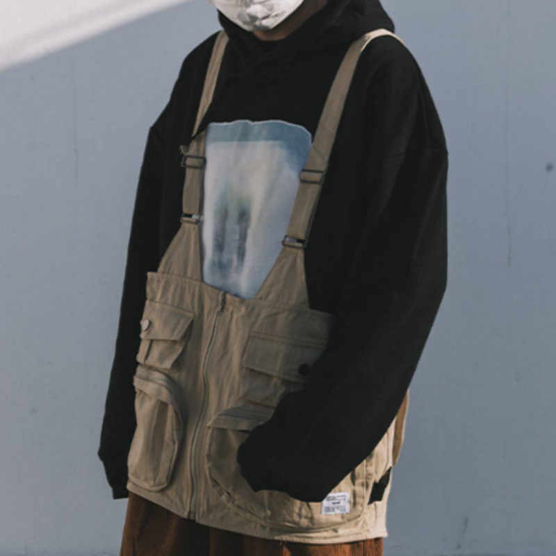 Retro Multi-Pocket Vest V0957