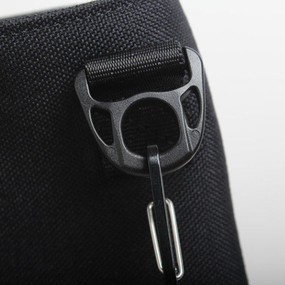 Embroidered Zip Pocket Sacoche V0897