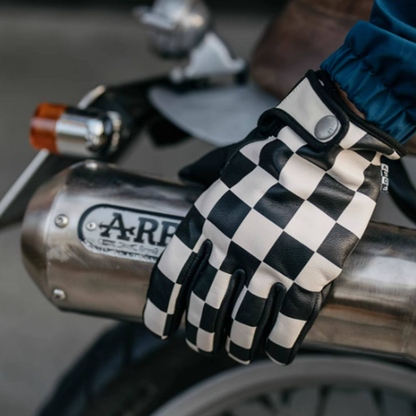 Vintage Leather Motorcycle Gloves V0918