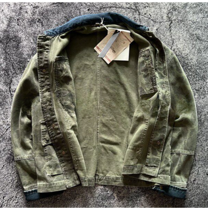 Vintage Camouflage Work Jacket V0923