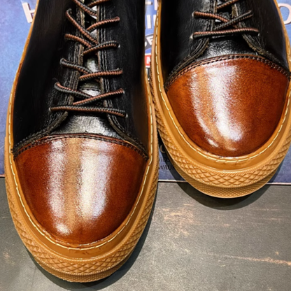 Vintage Cowhide High-Top Boots V0625