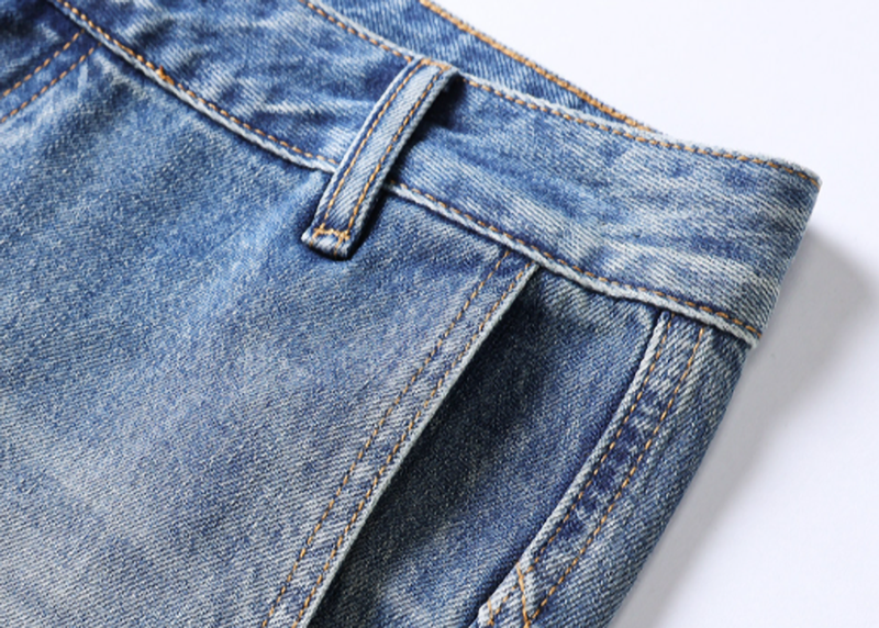 Retro Wide-Legged Jeans V0909