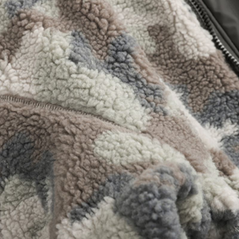 Camouflage Baseball Jacket V0835