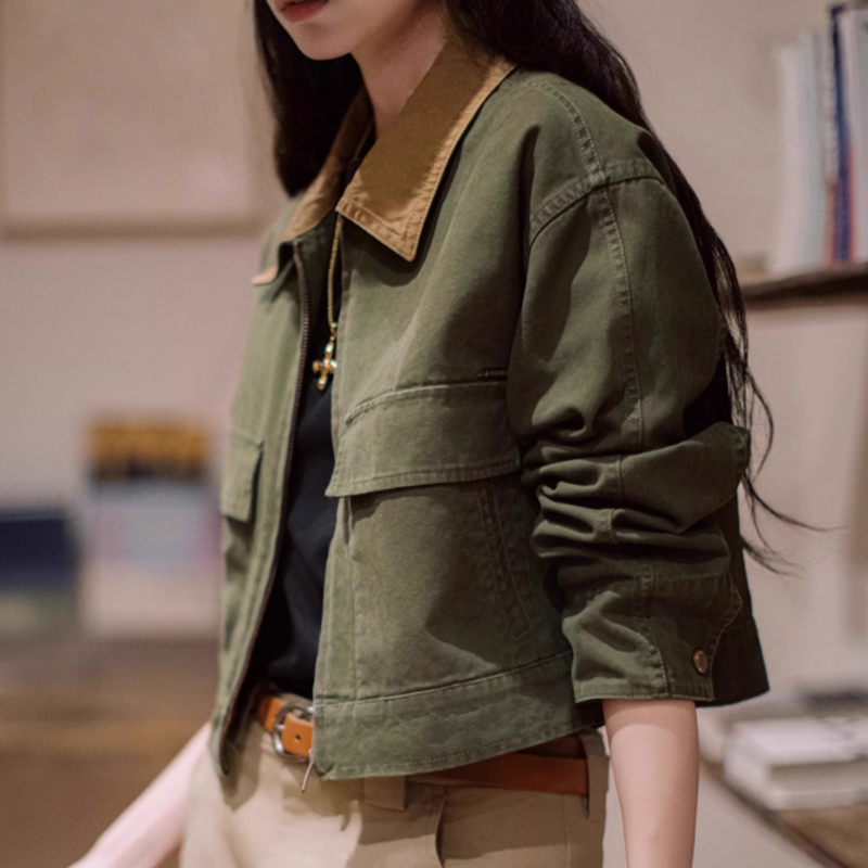 Retro Canvas Hunting Jacket V0654