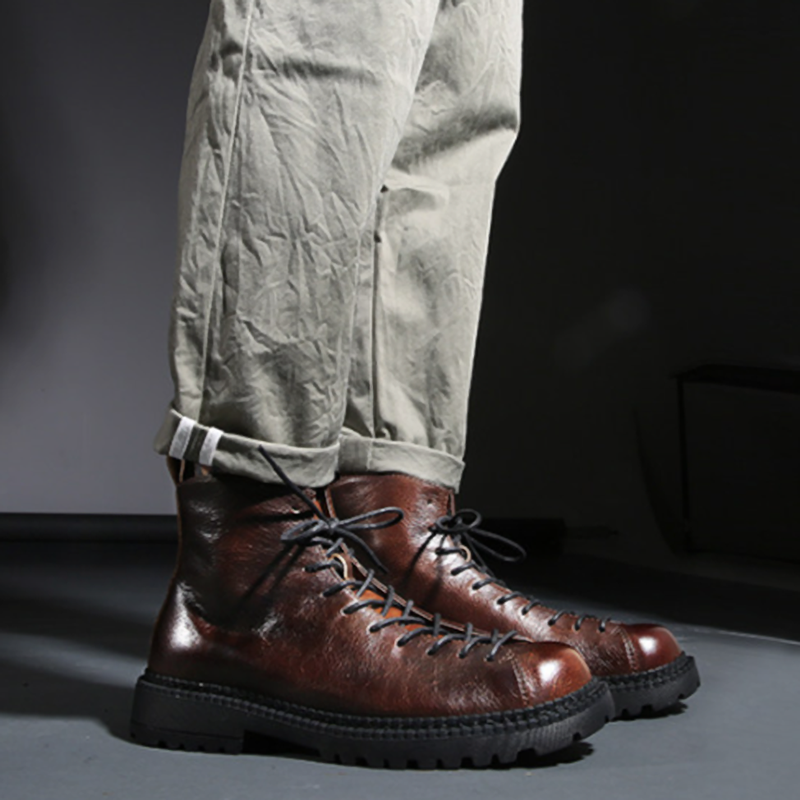 Garage Leather Boot V1036