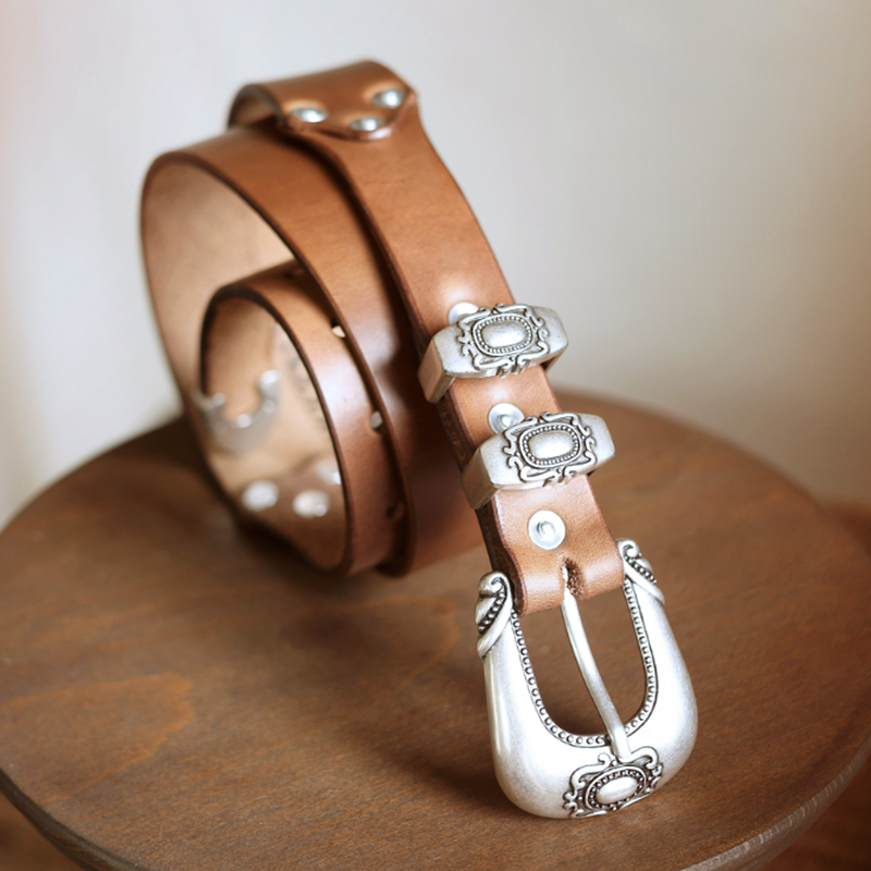Handcrafted Western Leather Belts V1016