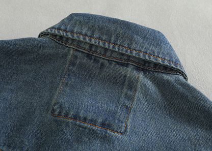 Vintage Denim Pullover Shirt V0919