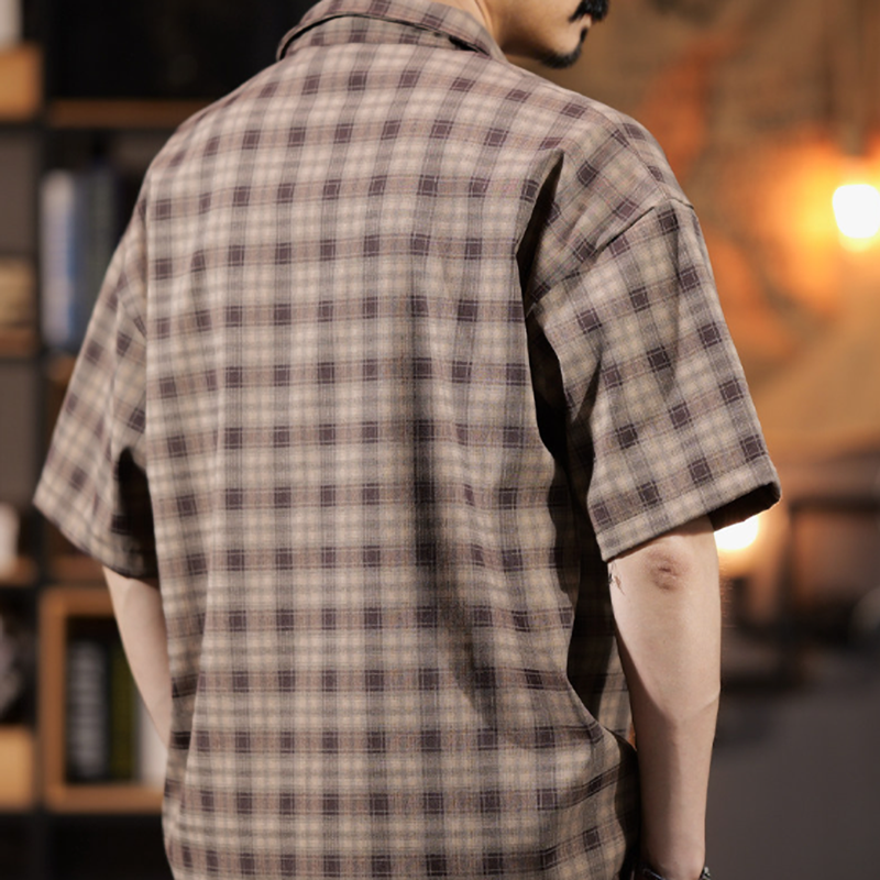 Retro Checkered Shirt V0991