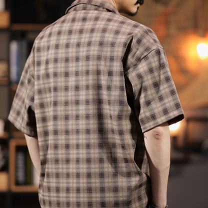 Retro Checkered Shirt V0991