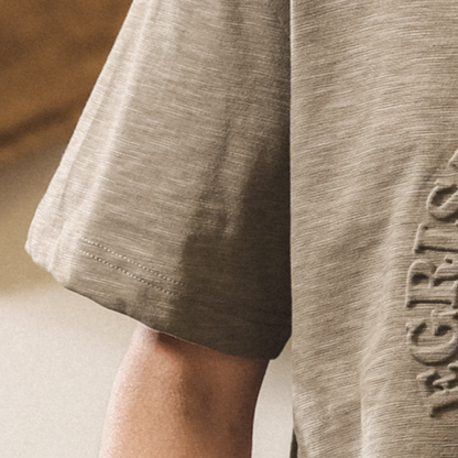 Retro Bamboo Cotton T-Shirt V0910