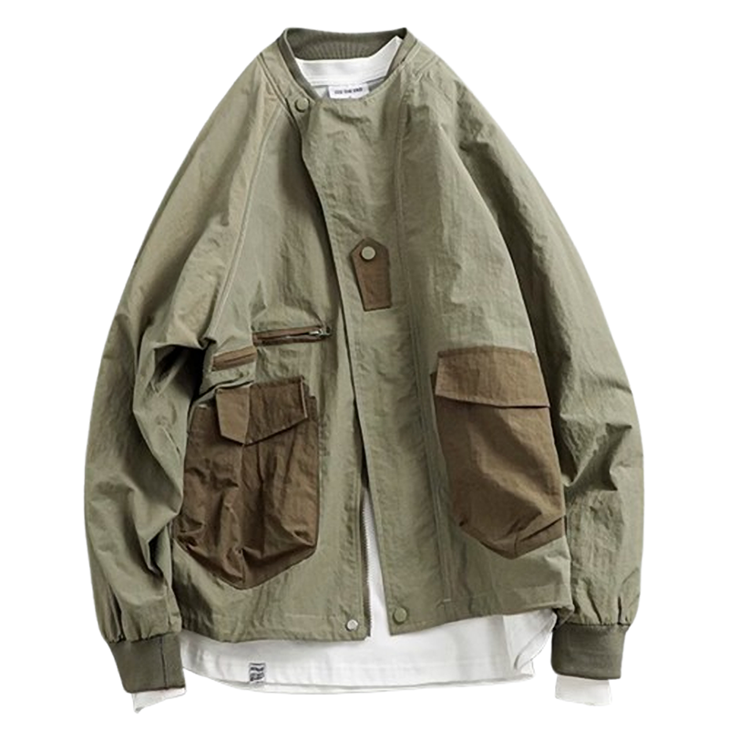 No-collar mountain jacket V0311