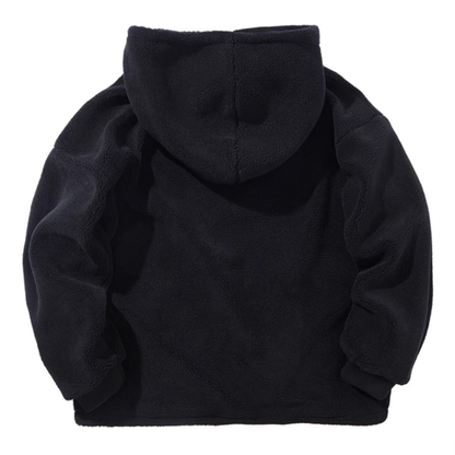 Big size Faux Lambswool Jacket V0813