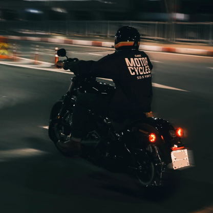 Retro Biker Coach Jacket V1014