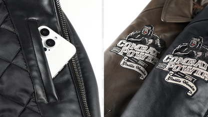 Vintage Biker Cotton Jacket V0848