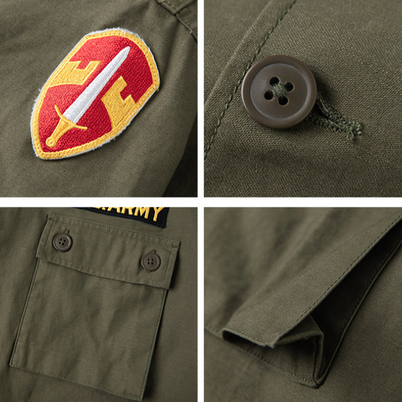 Vintage ARVN Airborne Shirt V0986