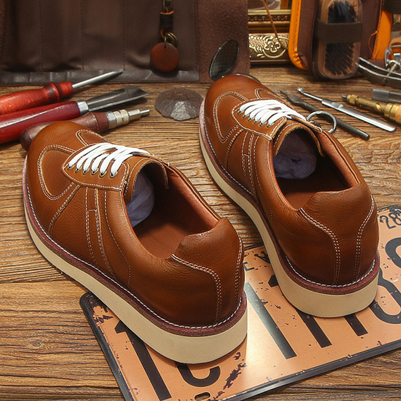 Classic Craft Leather Derby Shoes V1034