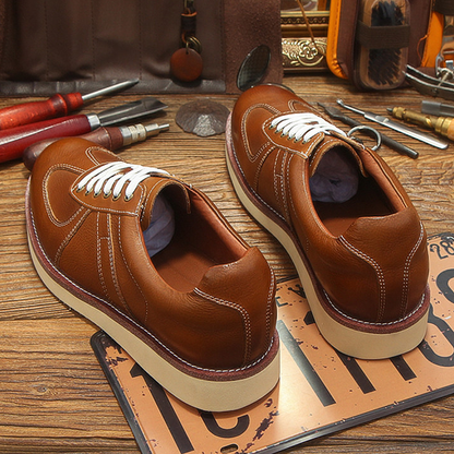 Classic Craft Leather Derby Shoes V1034