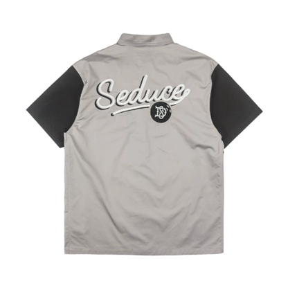 Retro Colorblock Bowling Shirt V0955