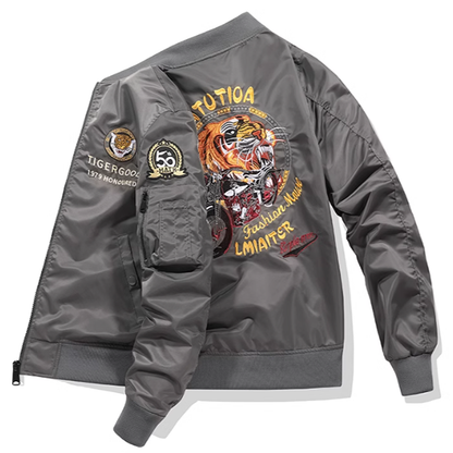 Vintage Bike Tiger MA-1 Jacket V0289