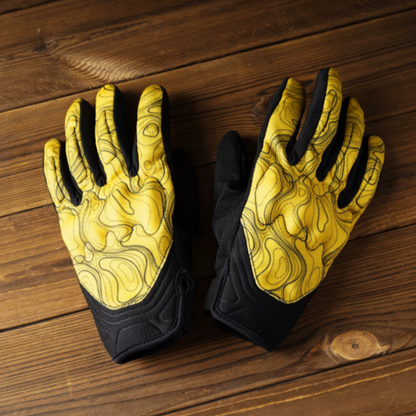 Breathable Retro Motorcycle Gloves V0977