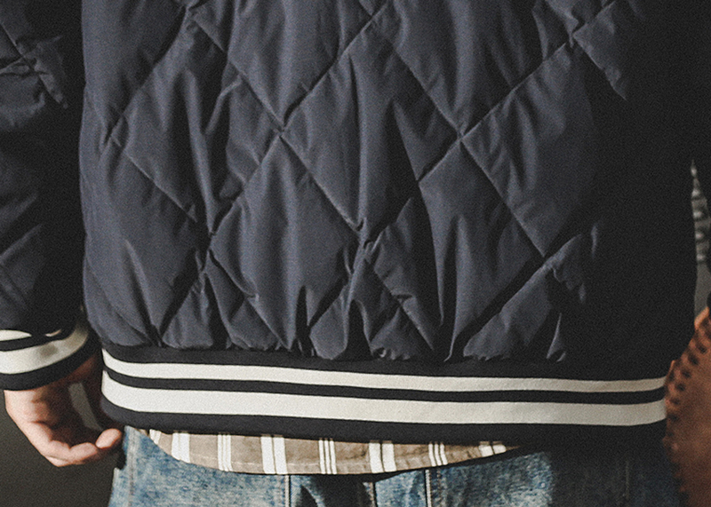 American Retro Quilted Jacket V0261